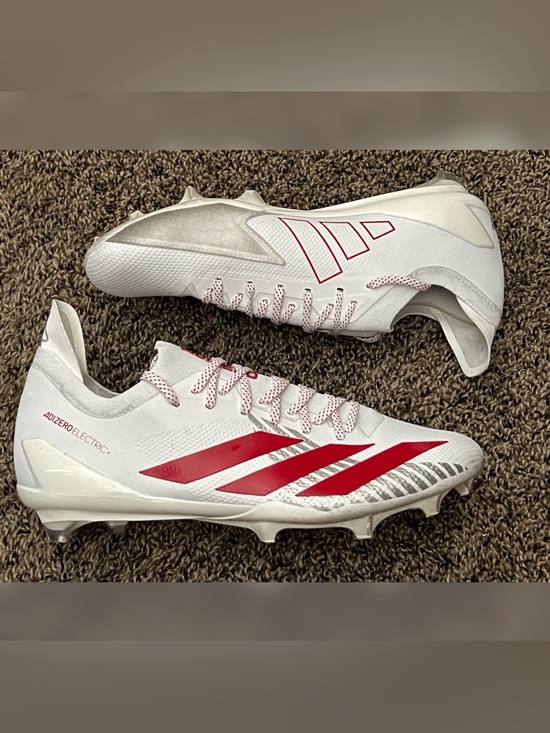 Adidas Adizero Electric Football Cleats White & Red Color Men’s Size-13 main image 10